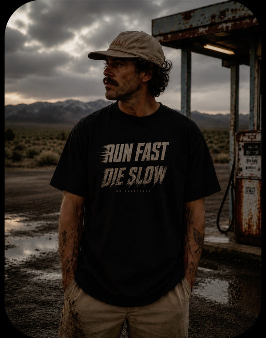Run Fast Die Slow Tee